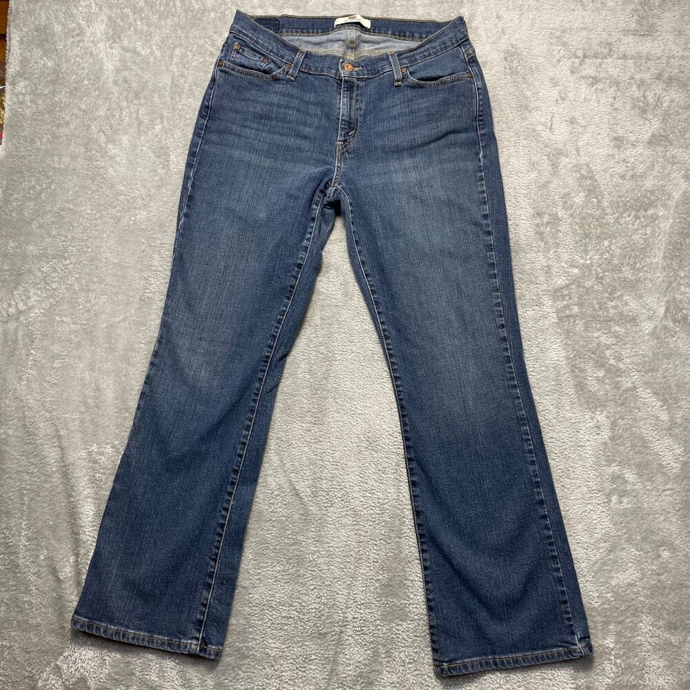 Levis Jeans Women's 14* Blue Denim 529 Curvy Boot Cowgirl Western 31x30